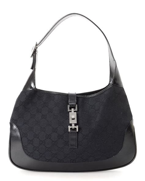 gucci black bag images|vintage black gucci shoulder bag.